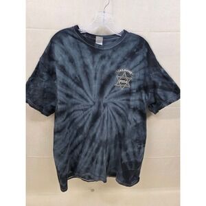 Colortone Jailhouse Pizza Brandenburg KY Tie Dye T-Shirt Mens XL Black Graphic